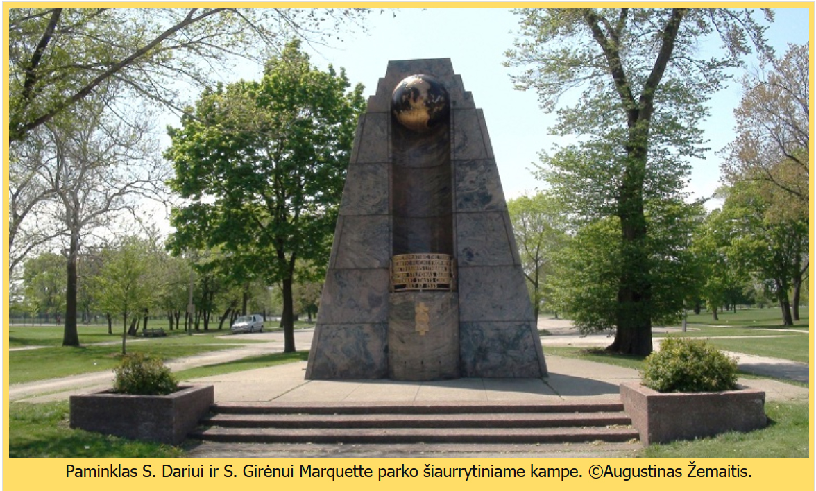 Dariaus Girėno paminklas JAV