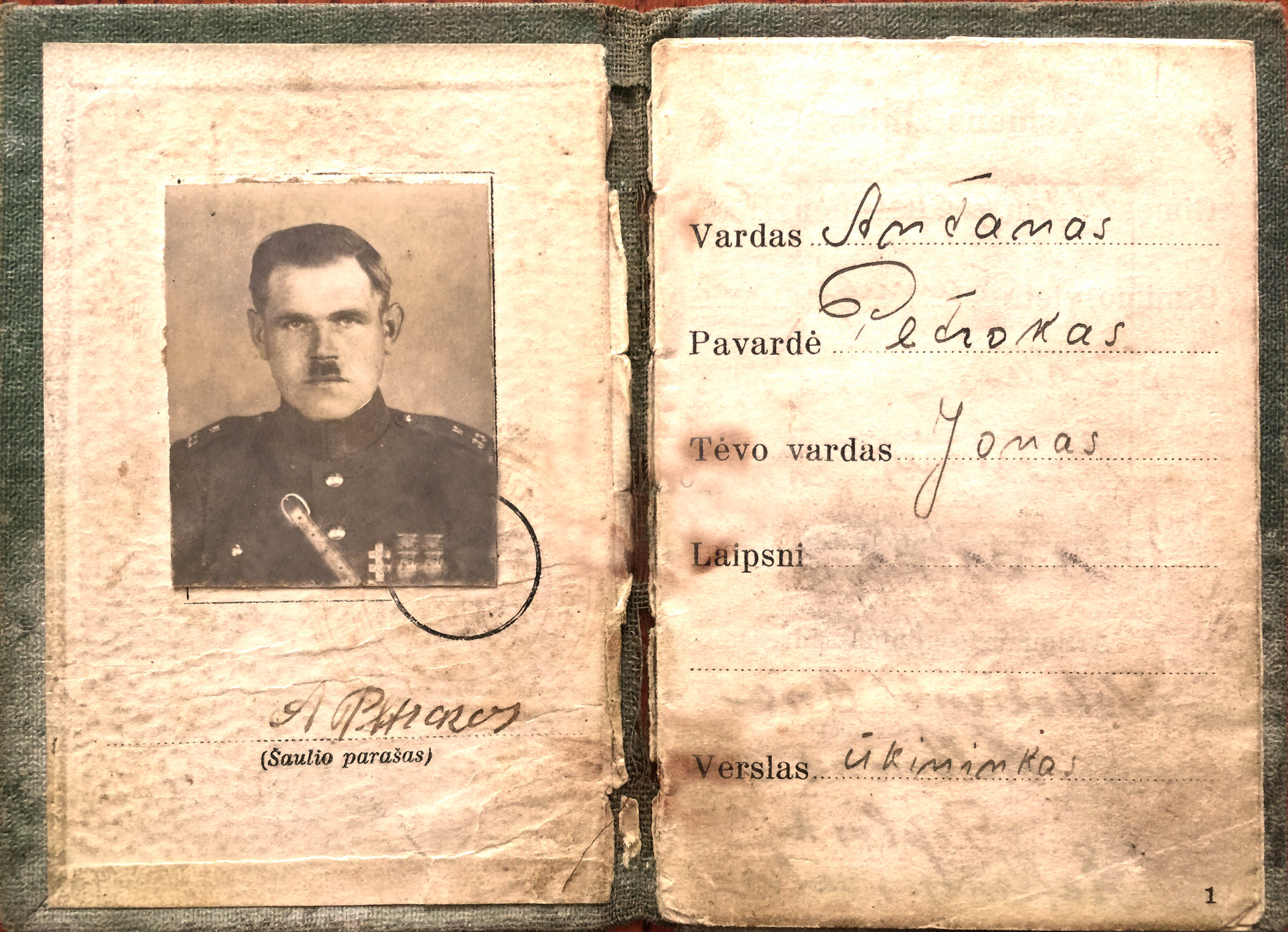 Savanoris Šaulys Antanas Petrokas11