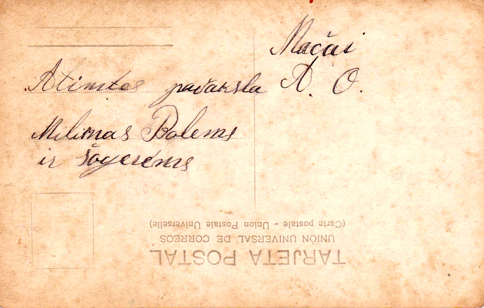 Antano Maco laiškas1