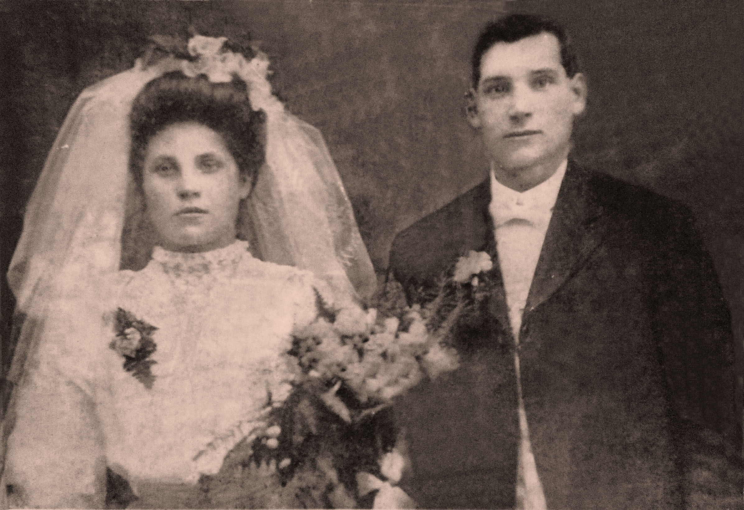 Kotryna ir Antanas Vilkanauskai sutuoktuvės Čikagoje 1890 m